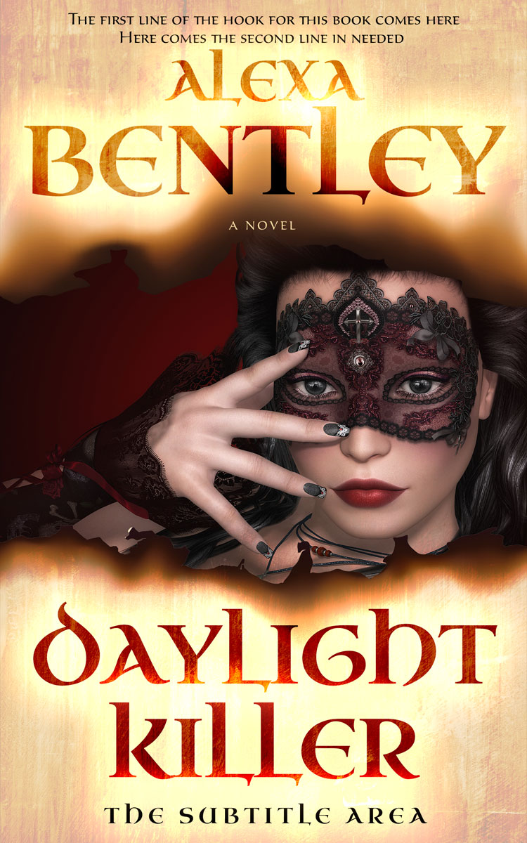 2D view of Premade Fantasy Book Cover - Eclipse