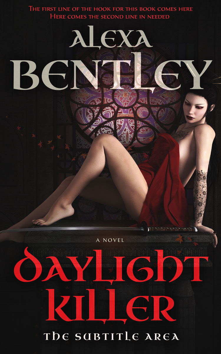 2D view of Premade Fantasy Book Cover - Cod Gray