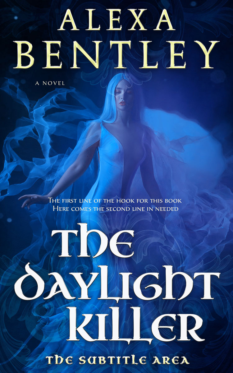 2D view of Premade Fantasy Book Cover - Chathams Blue