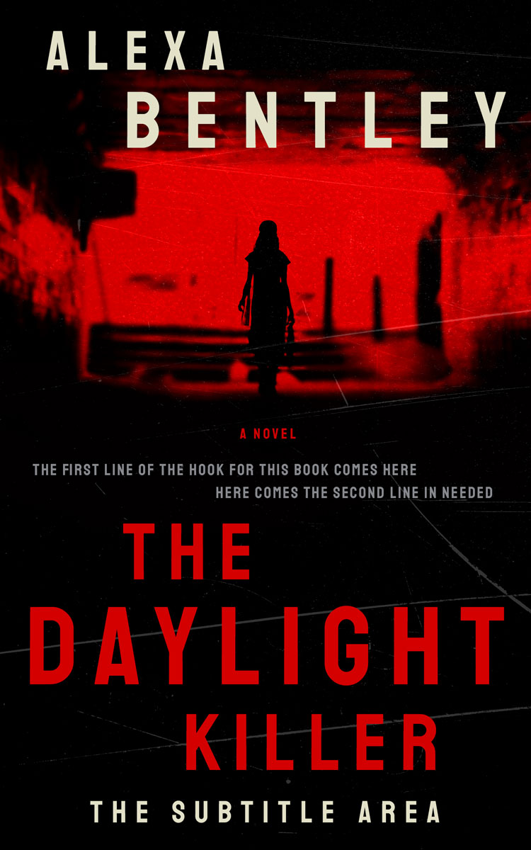 2D view of Premade Mystery & Thriller & Suspense Book Cover - Night Rider