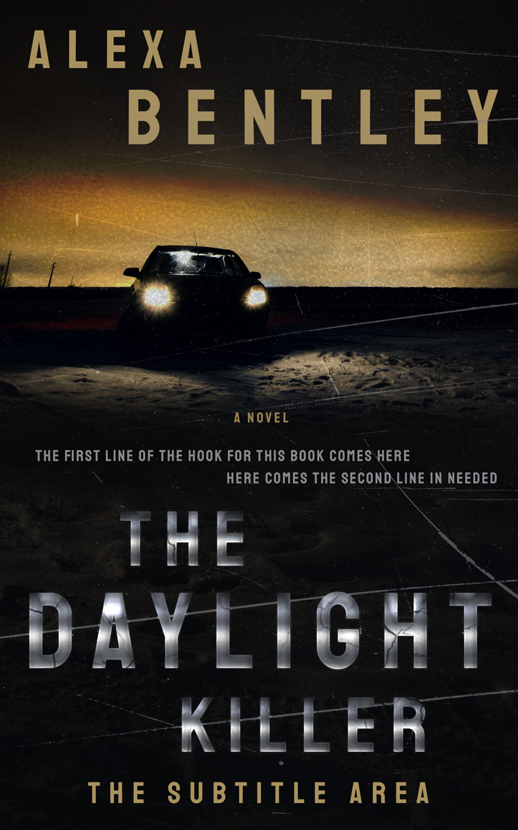 2D view of Premade Mystery & Thriller & Suspense Book Cover - Cod Gray