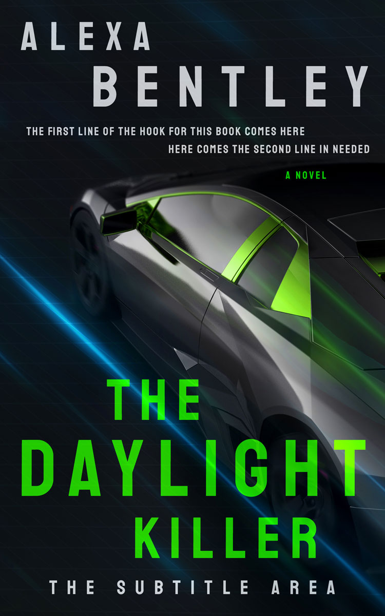 2D view of Premade Action & Adventure Book Cover - Bunker