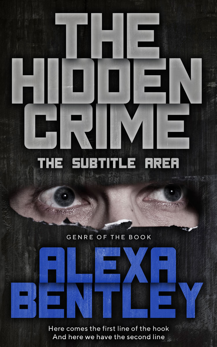 2D view of Premade Mystery & Thriller & Suspense Book Cover - Cloudy
