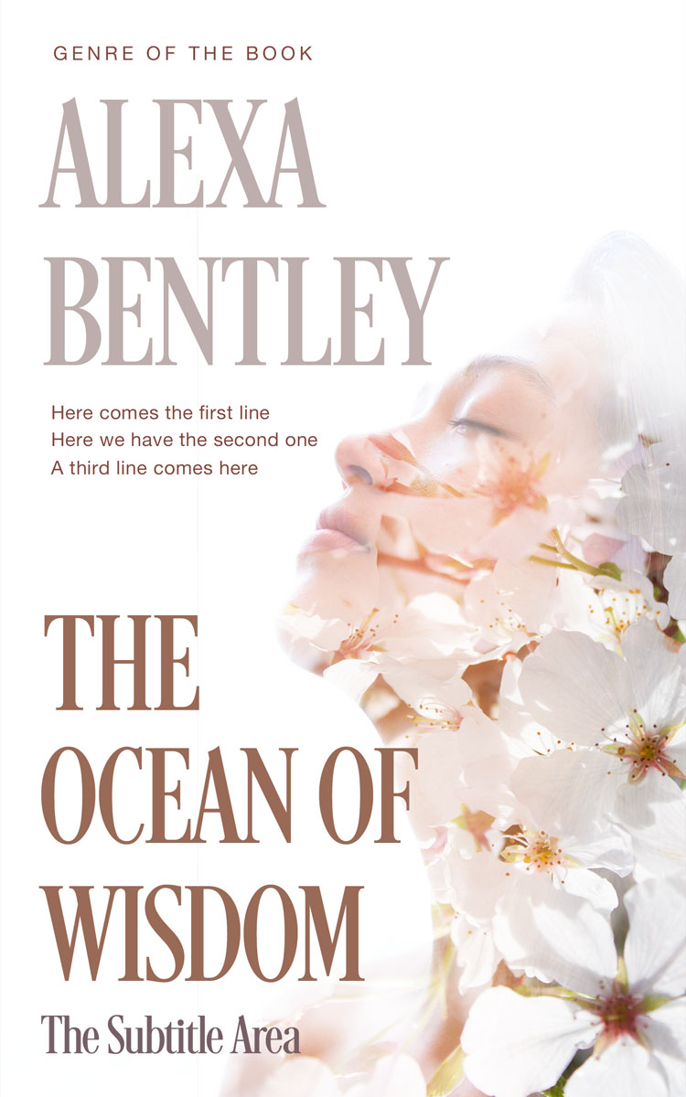 2D view of Premade Health & Mind & Body Book Cover - Pearl Bush