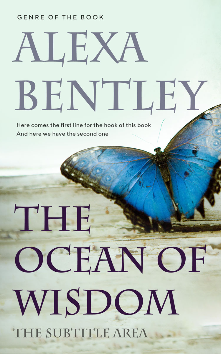 2D view of Premade Nature Book Cover - Tasman