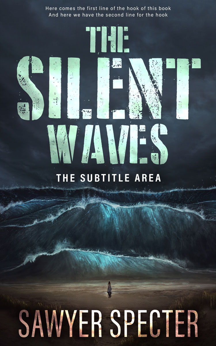 2D view of Premade Apocalyptica Book Cover - Shark