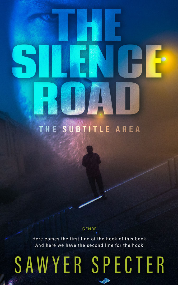 2D view of Premade Mystery & Thriller & Suspense Book Cover - Ebony Clay