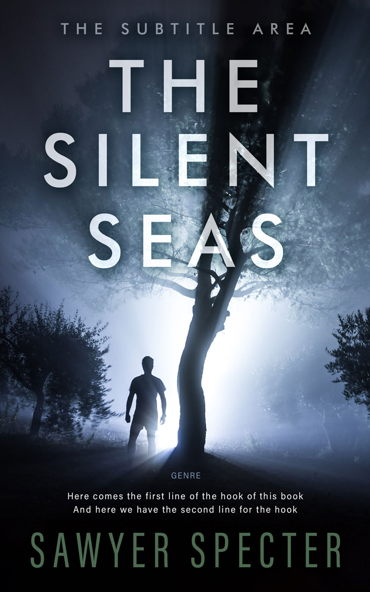 2D view of Premade Mystery & Thriller & Suspense Book Cover - Mirage