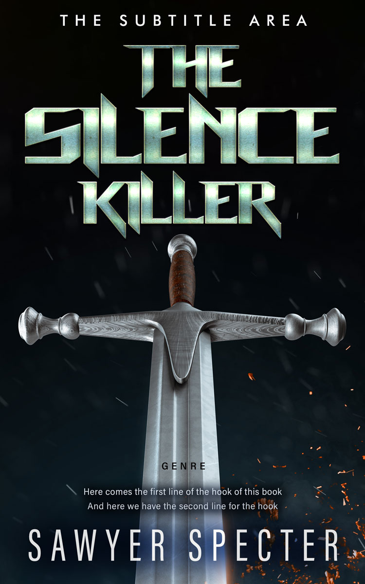 2D view of Premade Fantasy Book Cover - Bunker