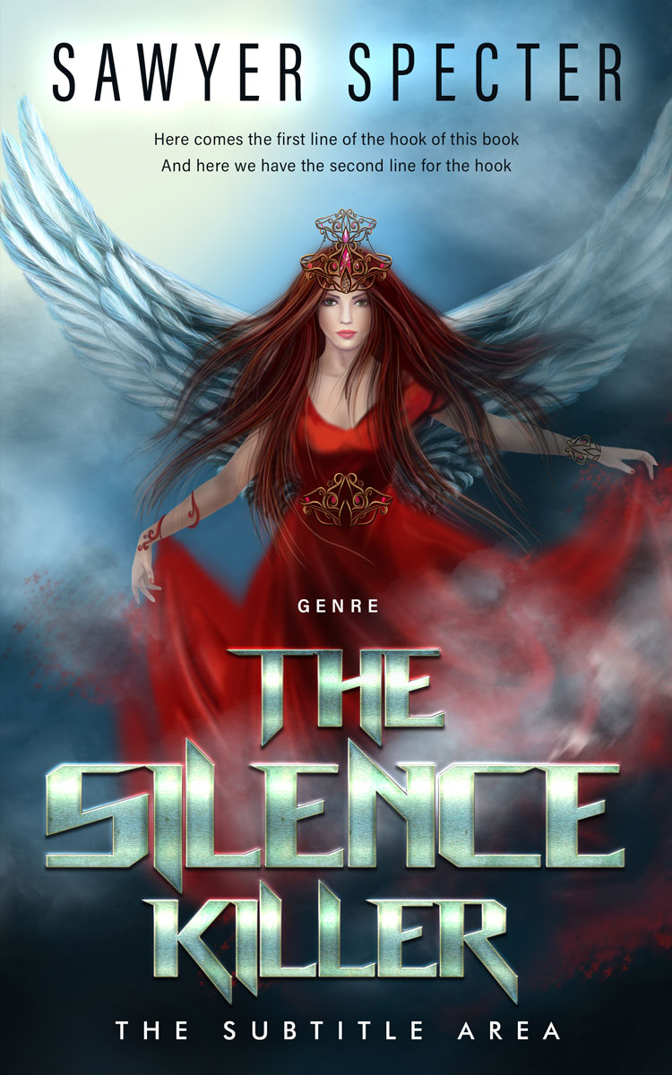 2D view of Premade Fantasy Book Cover - Tuna