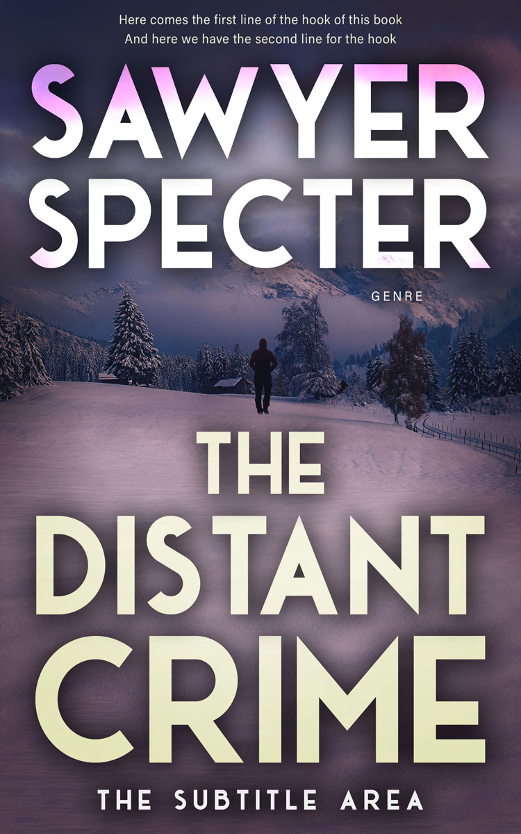 2D view of Premade Mystery & Thriller & Suspense Book Cover - Ship Gray