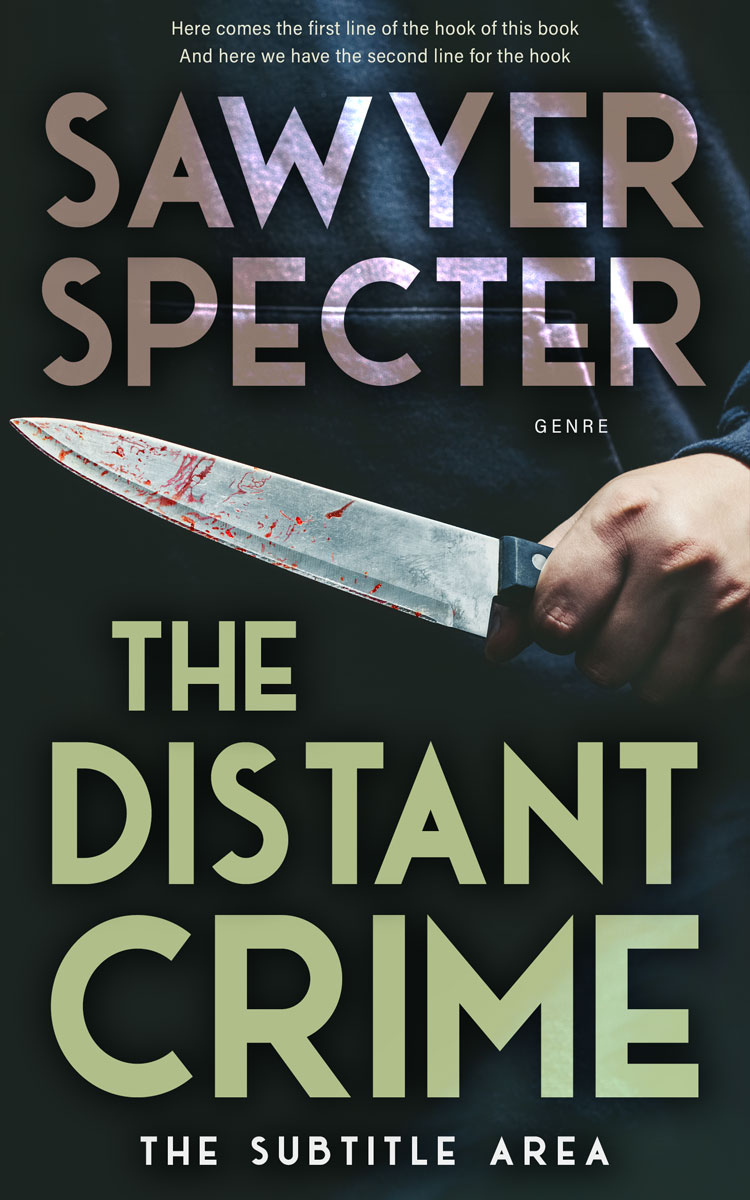 2D view of Premade Mystery & Thriller & Suspense Book Cover - Eagle