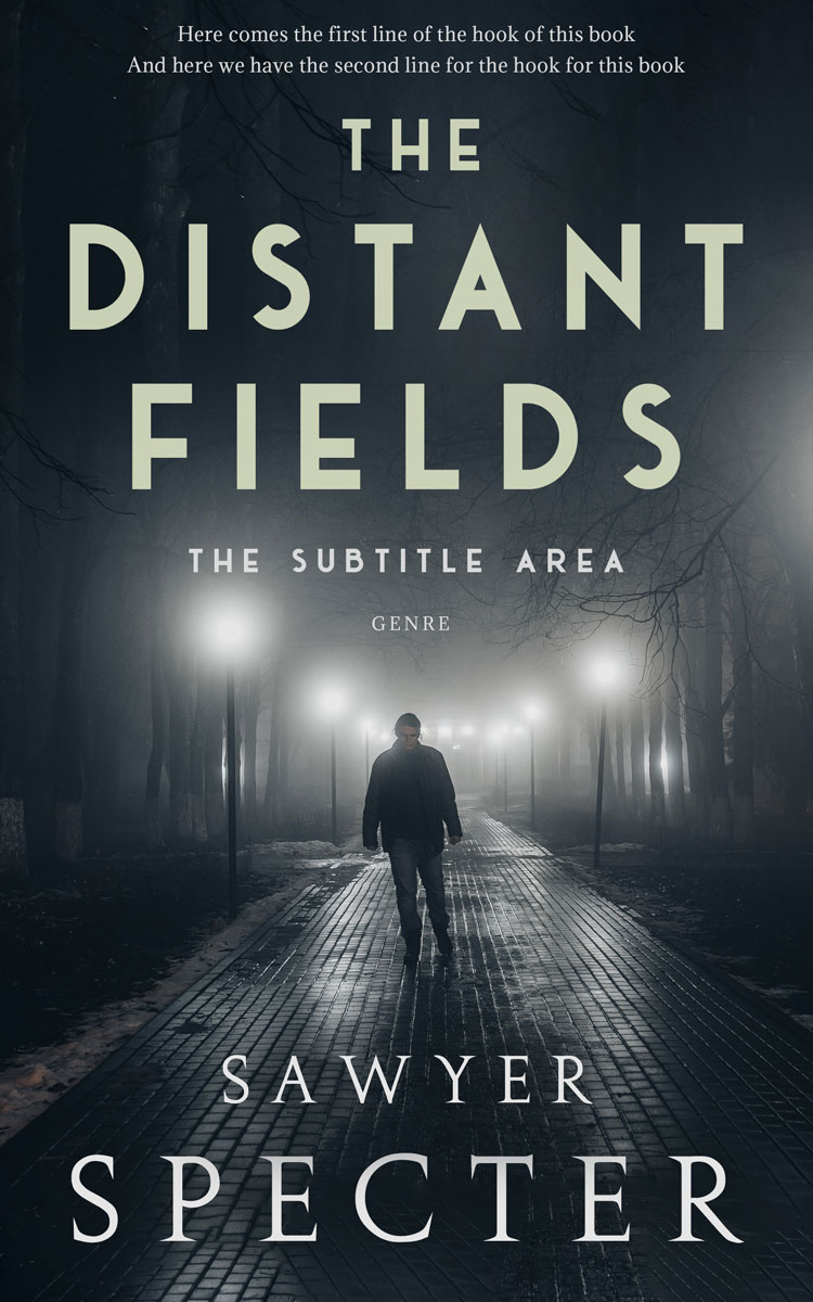 2D view of Premade Mystery & Thriller & Suspense Book Cover - Ebony Clay