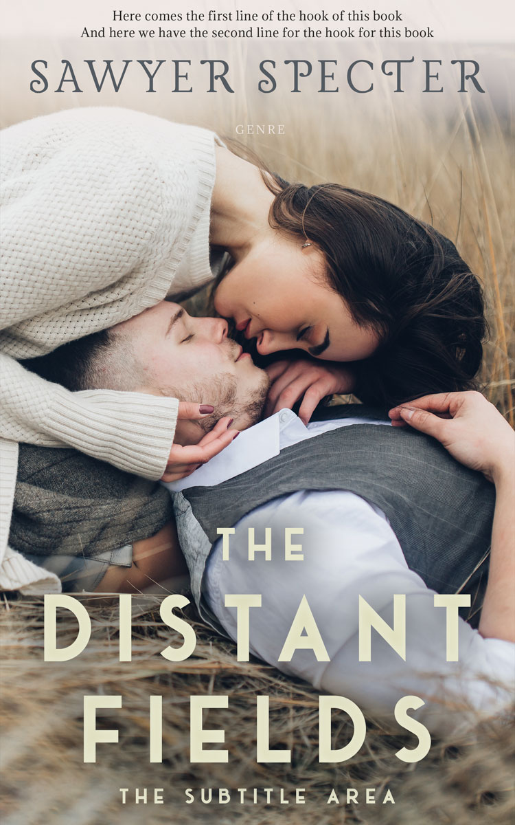 2D view of Premade Romance Book Cover - Tea