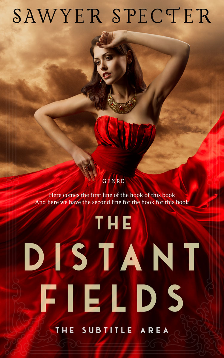 2D view of Premade Fantasy Book Cover - Van Cleef