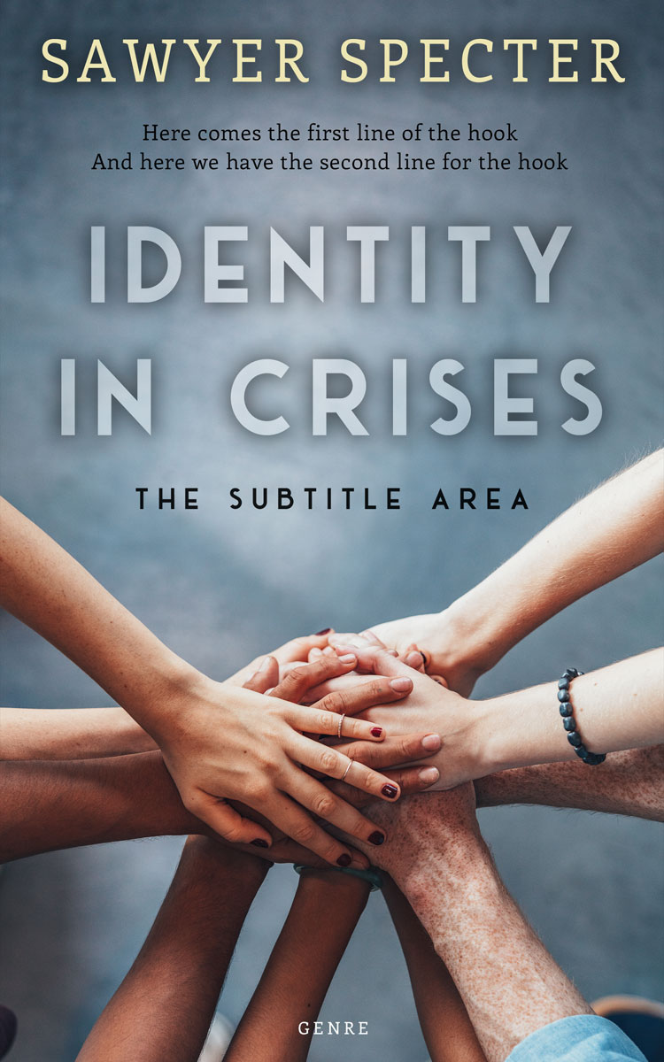 2D view of Premade Self-Improvement & Self-Help Book Cover - Pale Sky