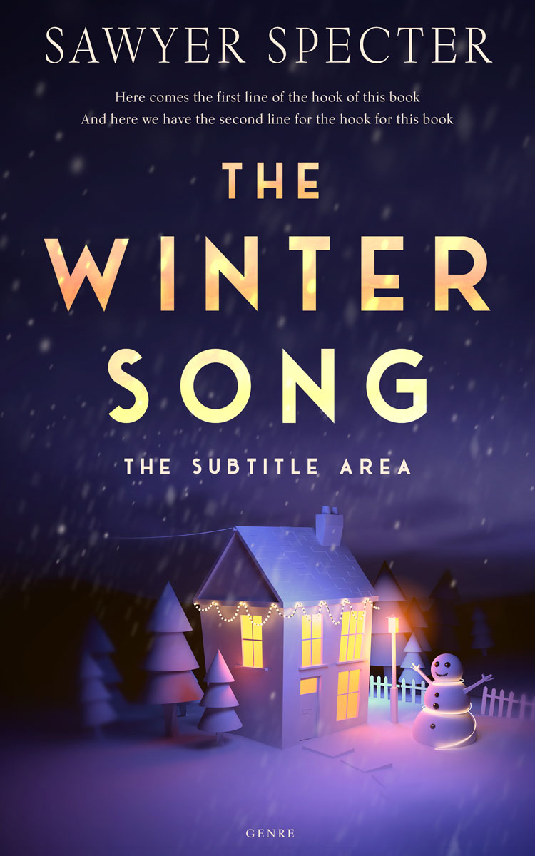 2D view of Premade Children's Book Cover - Mirage