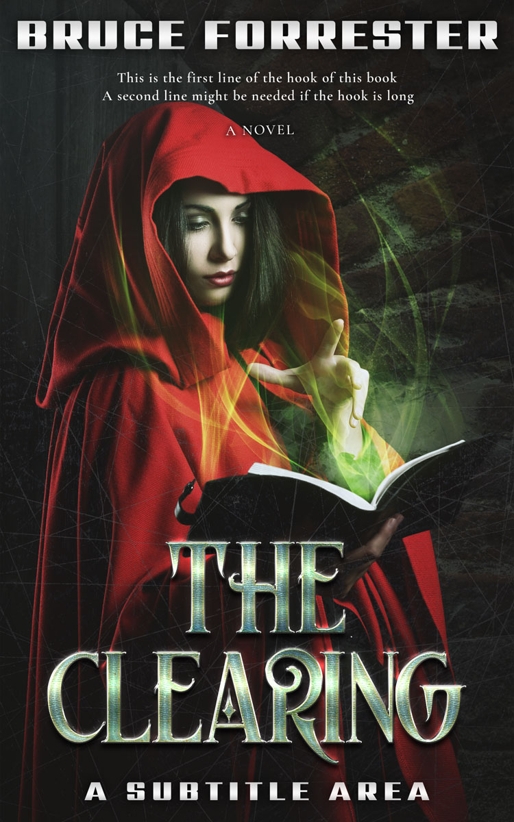 2D view of Zeus #9233 - Premade Fantasy Book Cover