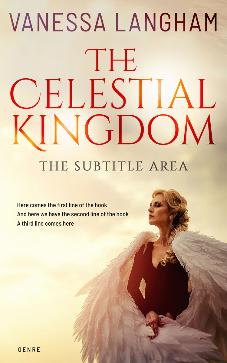 2D view of Premade Fantasy Book Cover - Parchment