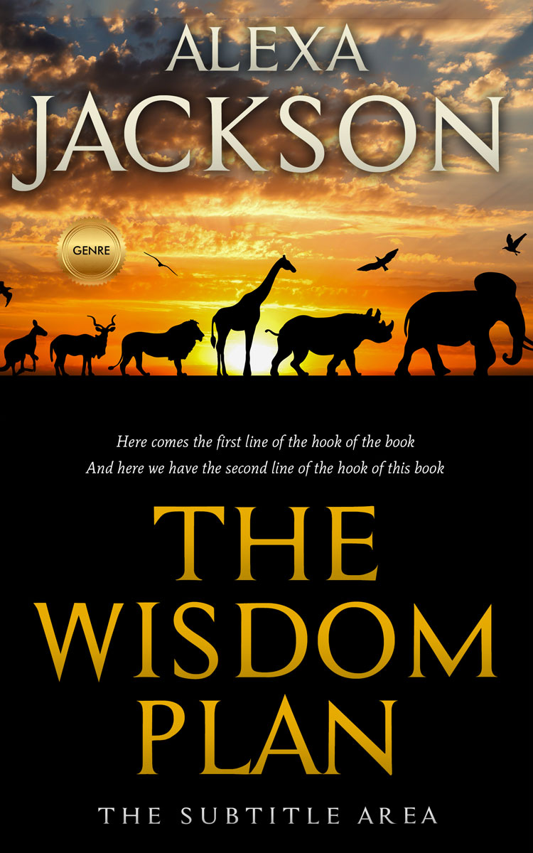 2D view of Premade Environment & Ecology Book Cover - Old Gold