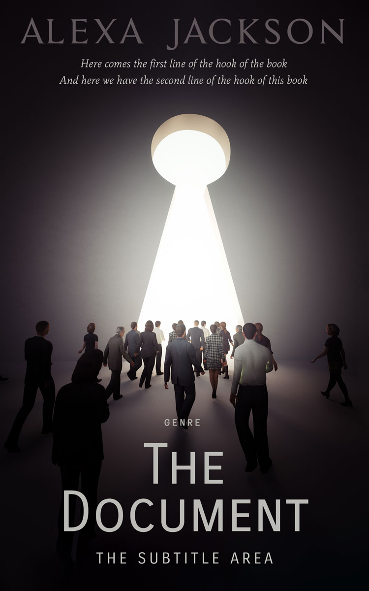 2D view of Premade Mystery & Thriller & Suspense Book Cover - Thunder