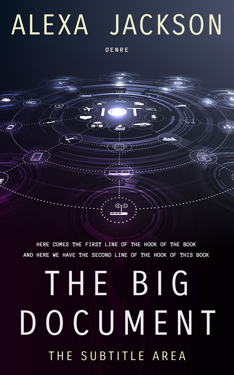 2D view of Premade Business Book Cover - Cinder