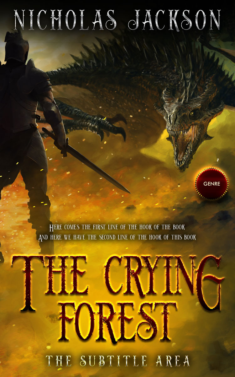 2D view of Premade Fantasy Book Cover - Onion