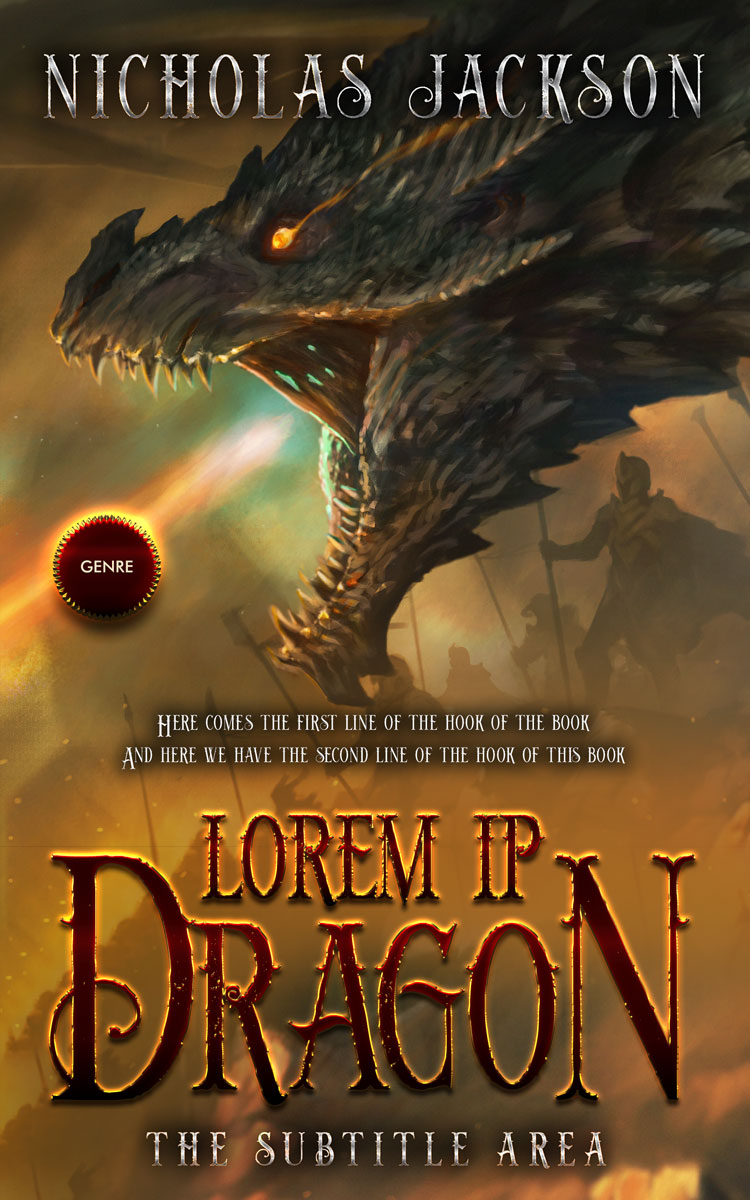 2D view of Premade Science Fiction Book Cover - Iroko