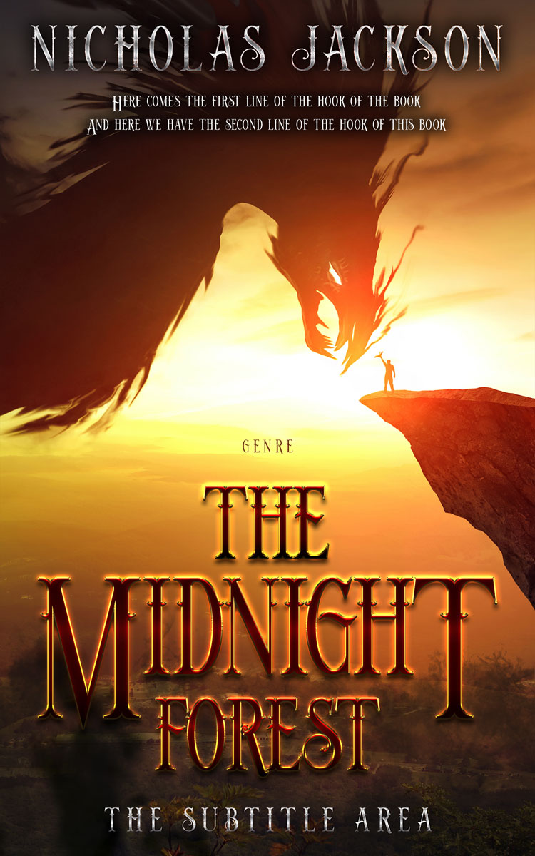 2D view of Premade Fantasy Book Cover - Porsche