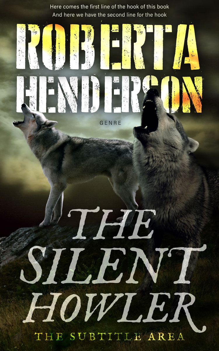 2D view of Premade Horror Book Cover - Chino