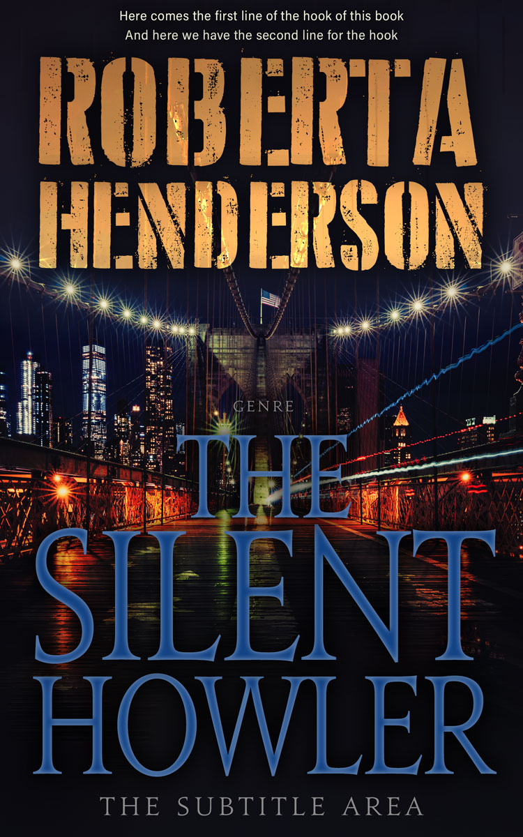 2D view of Premade Mystery & Thriller & Suspense Book Cover - Tussock