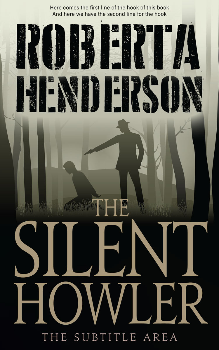 2D view of Premade Mystery & Thriller & Suspense Book Cover - Log Cabin