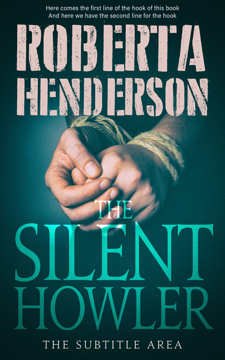 2D view of Premade Mystery & Thriller & Suspense Book Cover - Clam Shell