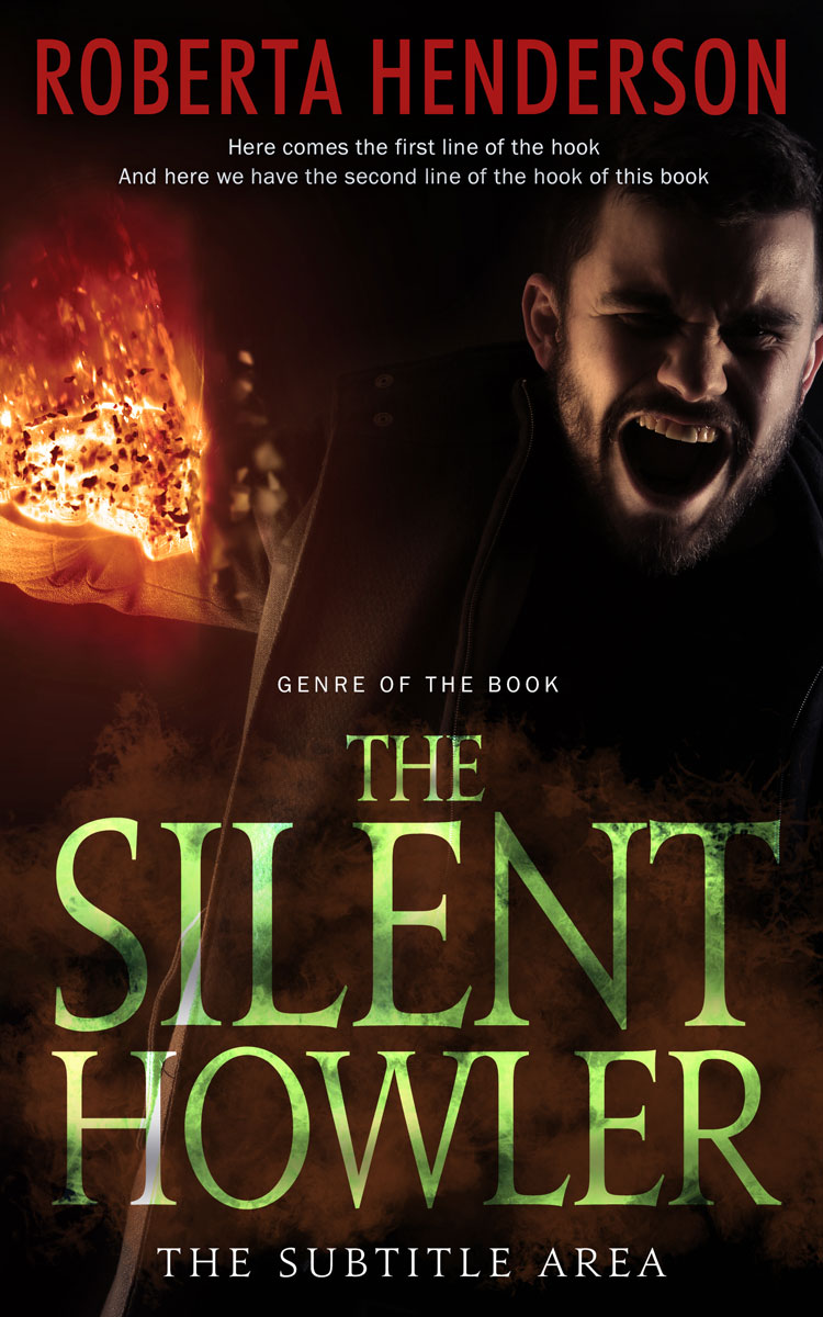 2D view of Premade Fantasy Book Cover - Crowshead