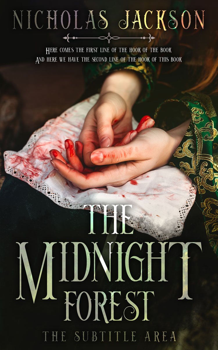 2D view of Premade Historical Book Cover - Rodeo Dust