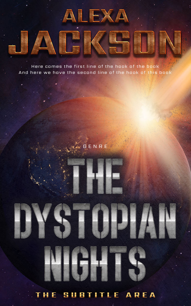 2D view of Premade Apocalyptica Book Cover - My Pink