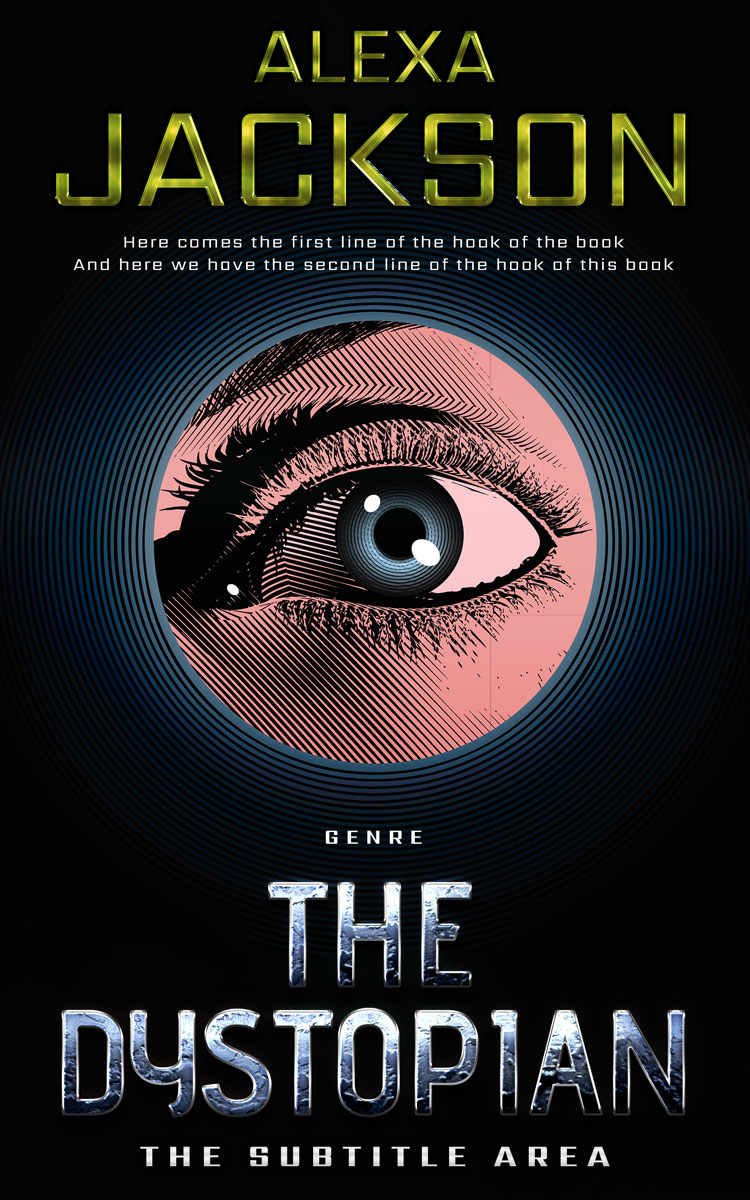 2D view of Premade Paranormal & Urban Book Cover - Eunry