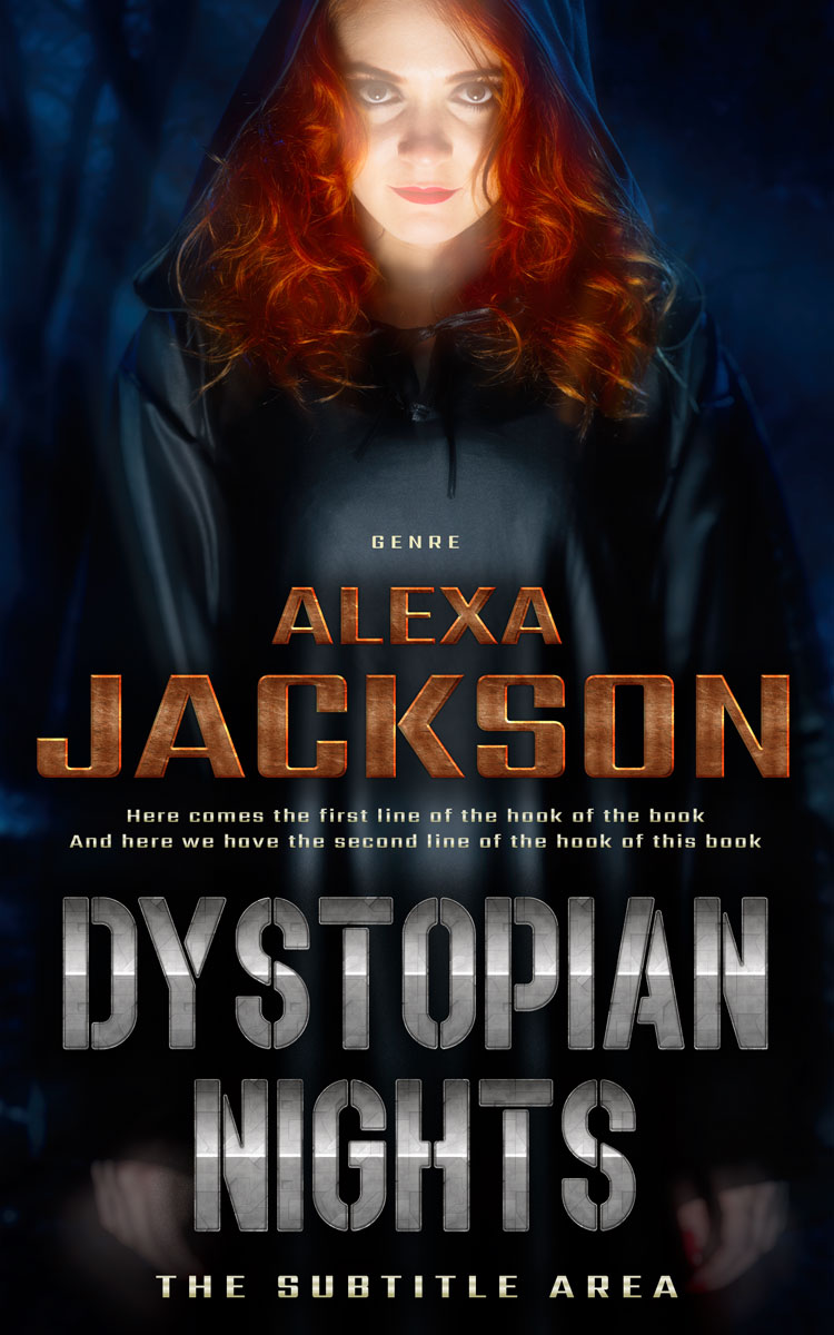 2D view of Premade Fantasy Book Cover - Bunker