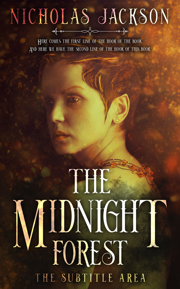 2D view of Premade Fantasy Book Cover - Tamarind