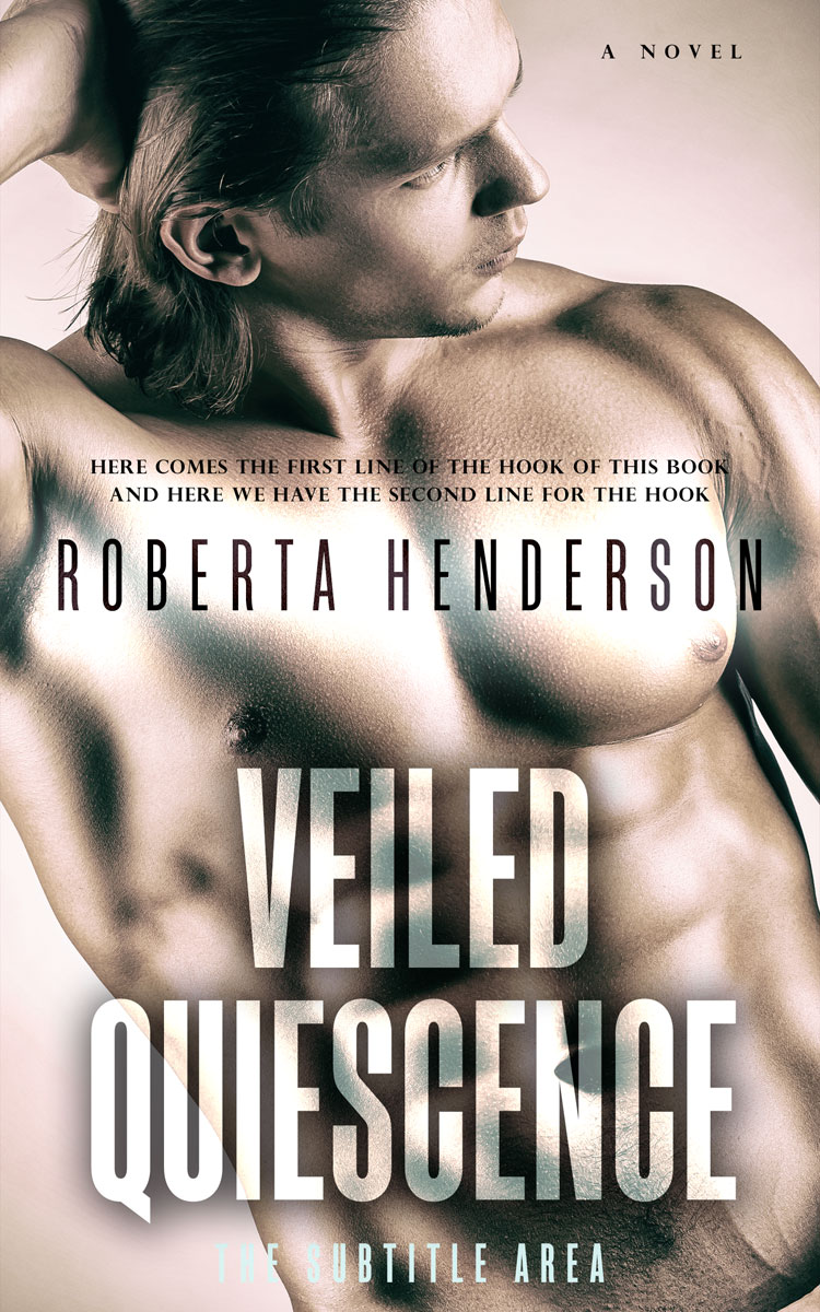 2D view of Premade Erotica Book Cover - Soft Amber