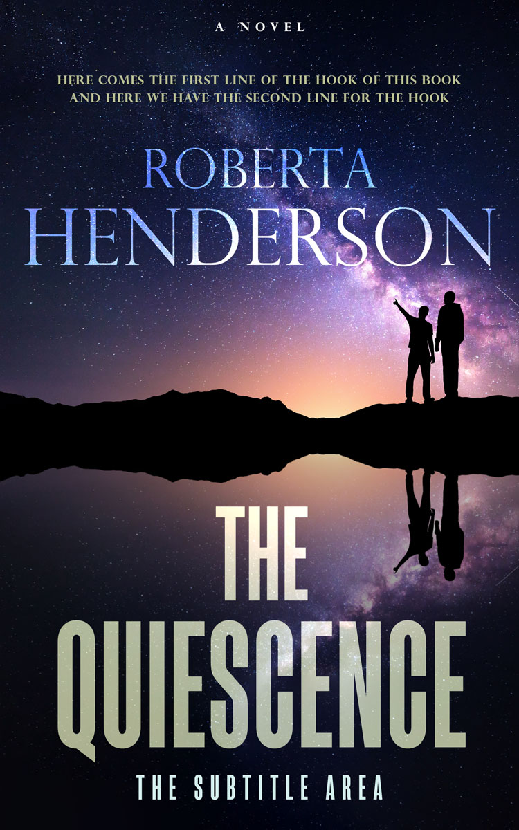 2D view of Premade Teen & Young Adult Book Cover - Silk