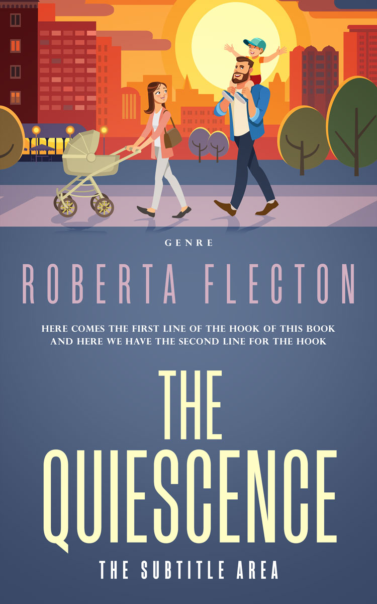 2D view of Premade Family & Parenting Book Cover - Blue Bayoux