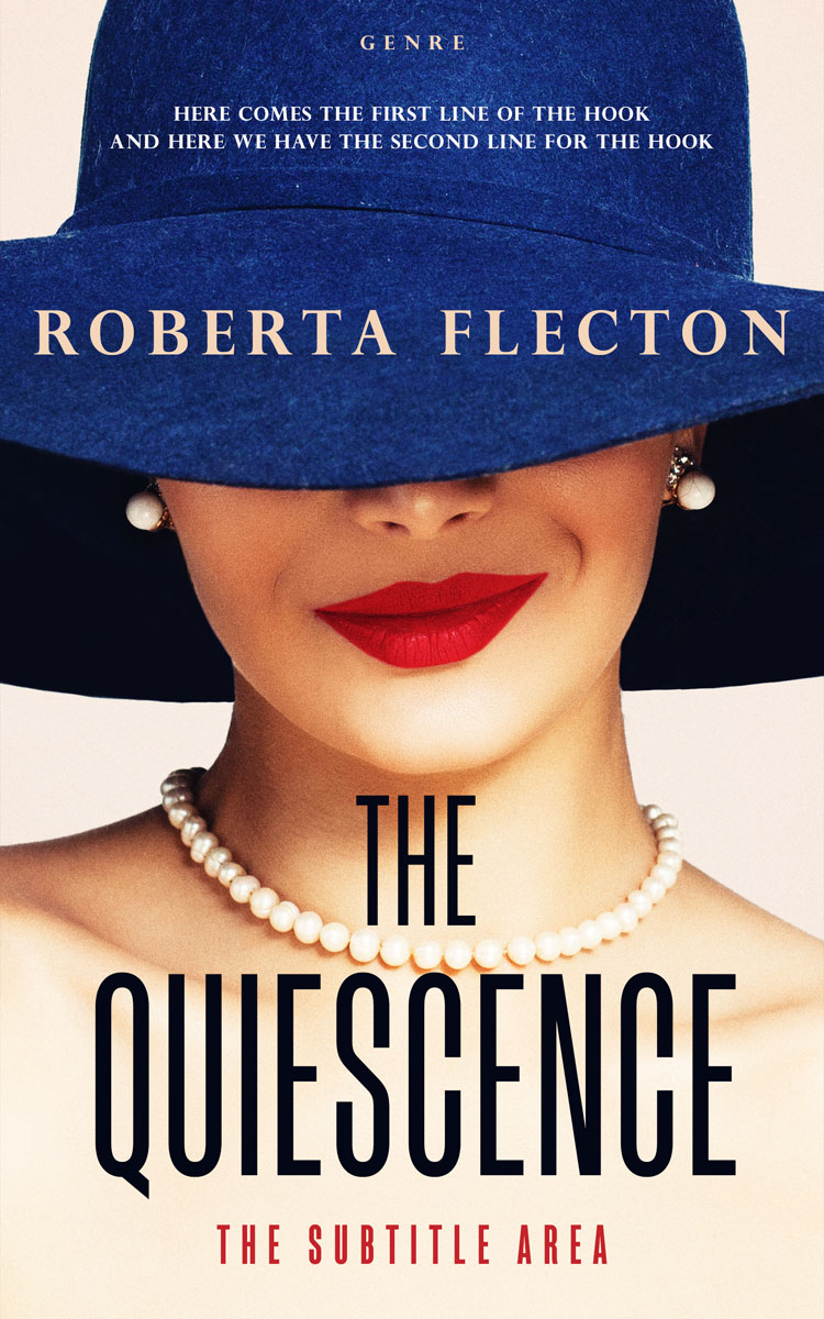 2D view of Premade Chick Lit Book Cover - Albescent White