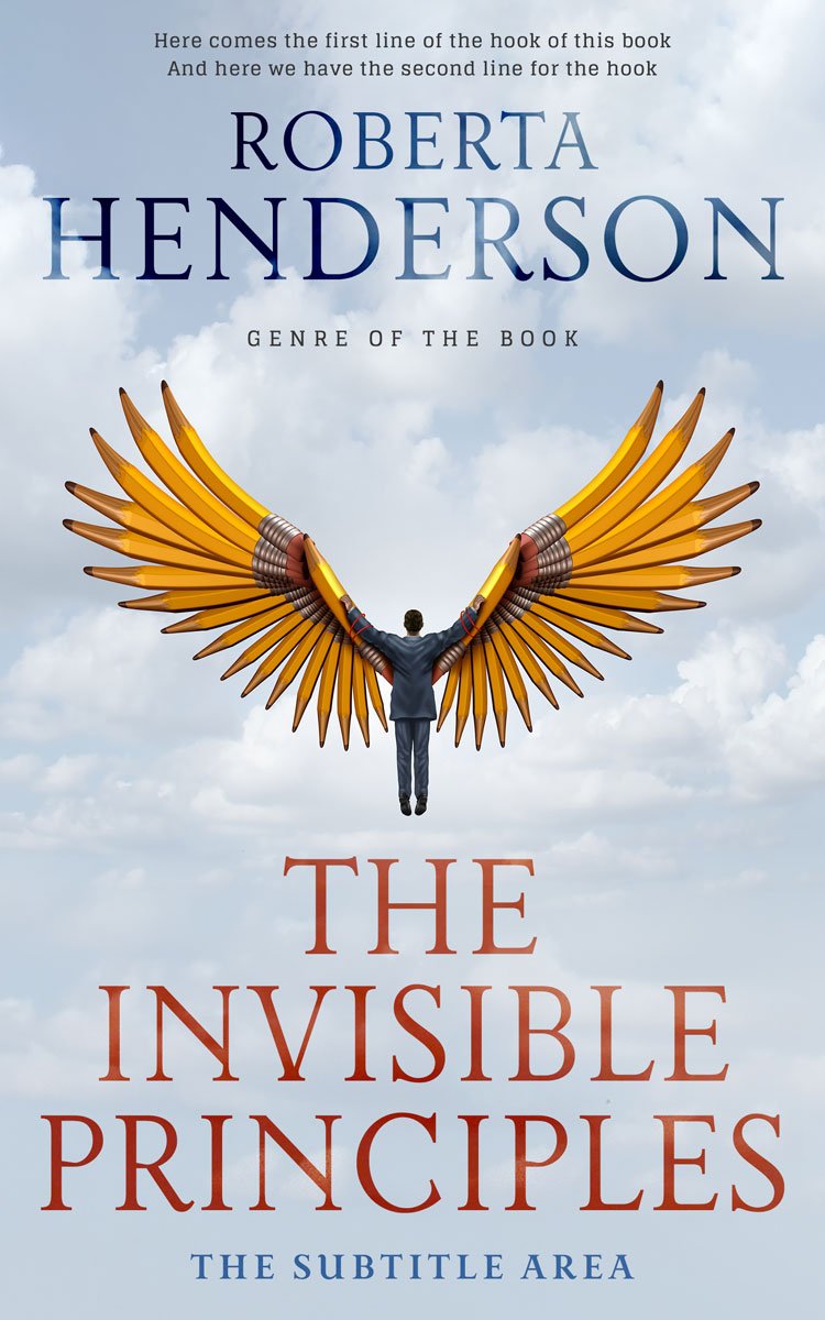 2D view of Premade Poetry Book Cover - Geyser