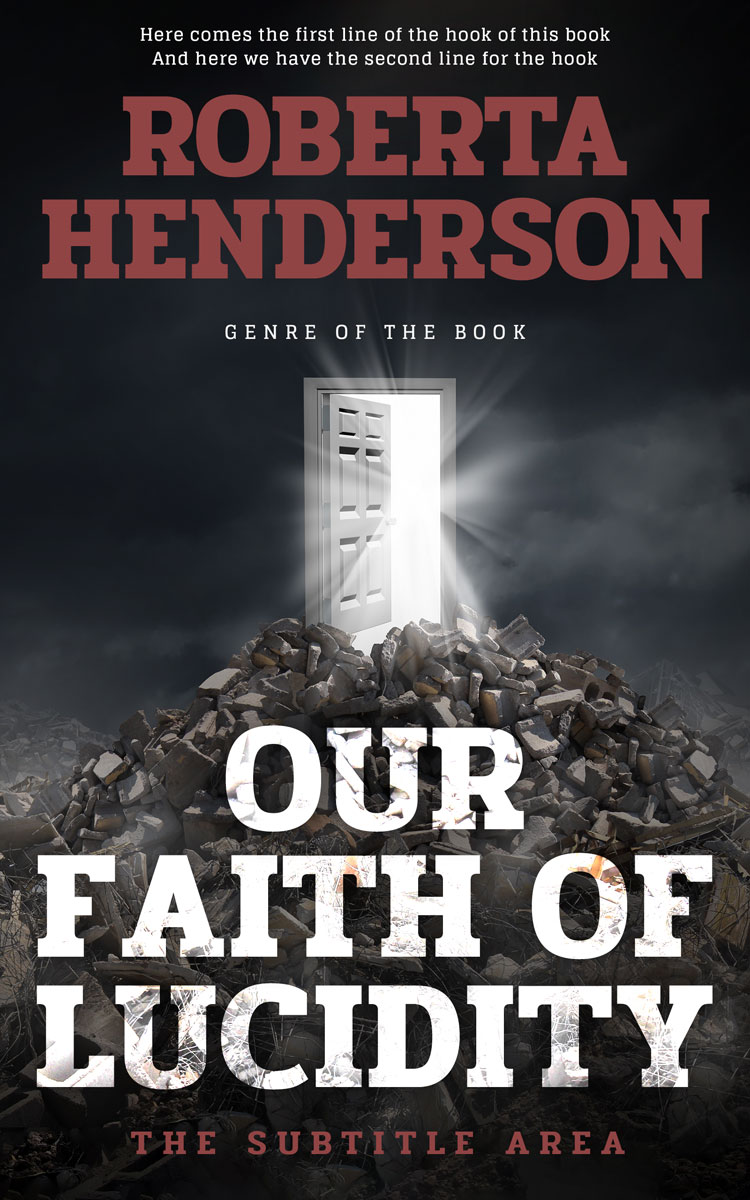 2D view of Premade Religion & Spirituality Book Cover - Shark