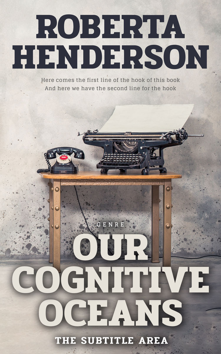 2D view of Premade Literary Fiction Book Cover - Swirl