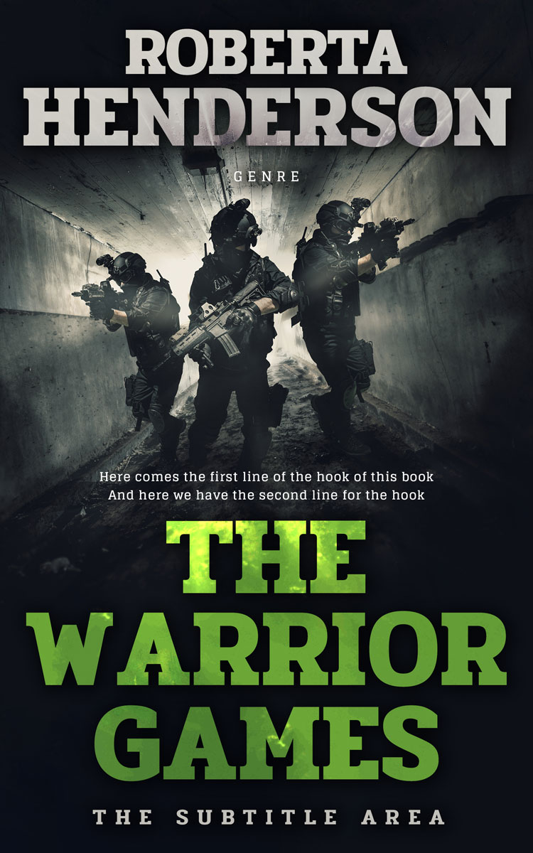 2D view of Premade Mystery & Thriller & Suspense Book Cover - Woodsmoke