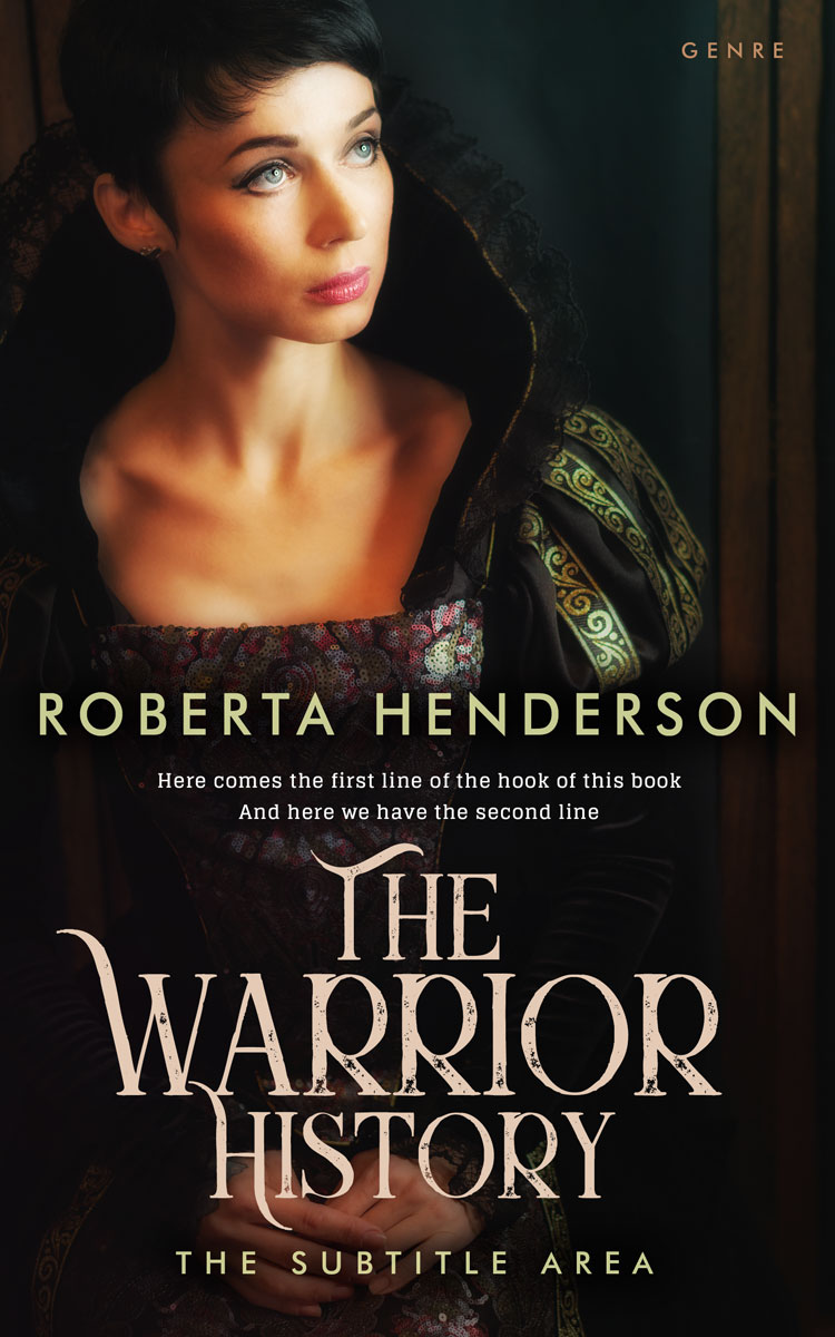 2D view of Premade Historical Book Cover - Cod Gray