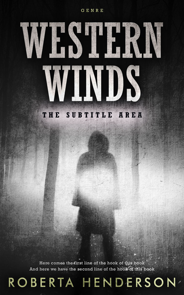 2D view of Premade Mystery & Thriller & Suspense Book Cover - Cloud