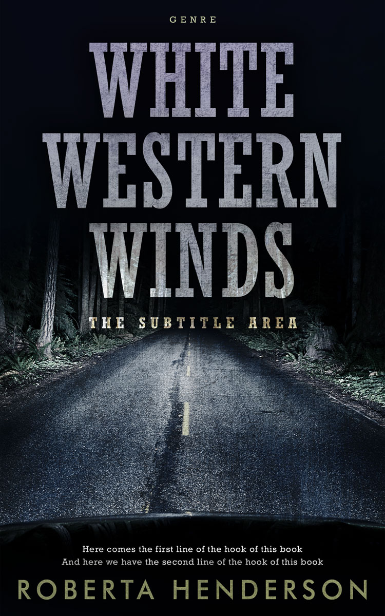 2D view of Premade Mystery & Thriller & Suspense Book Cover - Manatee